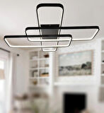 TT040-SY TT Aydınlatma Mat Siyah Plofonyer ( Sarı Işık ) Led Avize