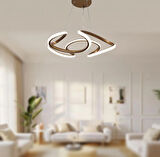 TT307-35-ESK TT Aydınlatma Helezon Modeli Eskitme Boyalı ( Sarı Işık ) Led Avize
