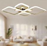 TT050-FSR TT Aydınlatma ( Sarı Işık ) Baklava Desen Fransız Sarı Kaplama 4 lü Led Avize