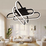 TT338-SY TT Aydınlatma Kasef Model ( 3 Renk Işık Modüllü ) Mat Siyah Kaplama Led Avize