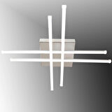 TT036-KR-3RENKIŞIK TT Aydınlatma Hashtag Modeli ( 3 RENK IŞIK )  Krom Kaplama Led Avize