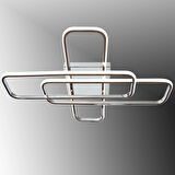 TT324-KR TT Aydınlatma 57 x 17 Profil Krom Kaplama ( BEYAZ IŞIK ) Plafonyer Led Avize