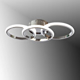 TT305-3-KR TT Aydınlatma ( SARI IŞIK ) Krom Kaplama 3 lü Led Avize