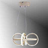 TT003-FSR-GÜN IŞIĞI TT Aydınlatma GÜN IŞIĞI Sarmal Modeli Fransız Sarısı Kaplama Led Avize