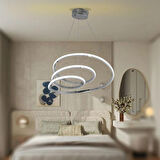 TT301-KR-GNR TT Aydınlatma GÜN IŞIĞI LED  Yay Modeli Krom Kaplama Led Avize