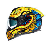 Nexx Sx.100r Abısal Kapalı Kask Sarı-mavi X-LARGE