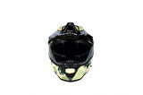 Zeus Zs-913 Bf6 Kapalı Kask Sarı-yeşil LARGE