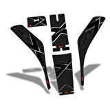Gp Kompozit Tank Pad Karbon Sym Jet X 125 2022-2023
