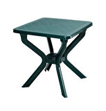 Omnipazar MT-GF235 Prima Isola Plastik Kare Bahçe Balkon Masa 70x70 cm