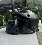 Sway Modüler Kask Tokyo Mat Siyah  Sw726x LARGE