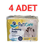 PatiCare Trainingpads Yavru Köpek Tuvalet Eğitim Pedi 60x60cm 30lu Çiş Pedi 4 adet
