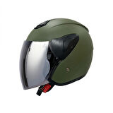 Sway Sw733 Yarım Yazlık Kask Mat Yeşil LARGE