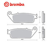Brembo 07074 Fren Balatası Karbon Seramik Honda Cb 500f 2013-2019