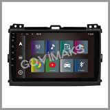 TOYOTA LAND CRUISER  2004-2009  2 GB RAM 32 GB HAFIZA ANDROID MULTIMEDIA TEYP