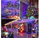 10 Metre 100 Ledli Fişli Led, Dekor Lambası 10m Rgb Yılbaşı Ağacı Işığı