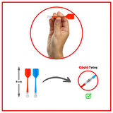 4 Oklu Mıknatıslı Dart Seti Çift Yönlü Manyetik Dart Askılı Dartboard