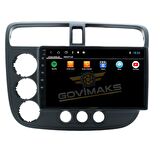 HONDA CİVİC VTEC 2  2001-2006  4 GB RAM 64 GB HAFIZA ANDROID MULTIMEDIA TEYP