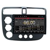 HONDA CİVİC VTEC 2  2001-2006  6 GB RAM 128 GB HAFIZA ANDROID MULTIMEDIA TEYP