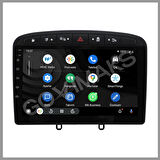 GOVİMAKS PEUGEOT 308 RCZ SİYAH 2008-2013 UYUMLU 4 GB RAM 64 GB HAFIZA ANDROID MULTIMEDIA