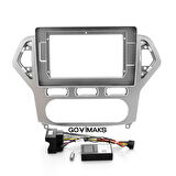 FORD MONDEO 2007-2012 SILVER GREY ANDROID MULTİMEDYA ÇERÇEVESİ - SOKET