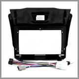 ISUZU D-MAX 2012-2014 9" SİYAH ANDROID MULTİMEDYA ÇERÇEVESİ - SOKET