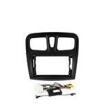 RENAULT SYMBOL 2013-2021 / DACİA SANDERO KARE 9 INC SİYAH ANDROID MULTİMEDYA ÇERÇEVESİ - SOKET-CANBUS