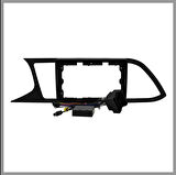 SEAT LEON 2013-2021 PIANO BLACK 9 INC ANDROID MULTİMEDYA ÇERÇEVESİ - SOKET-CANBUS