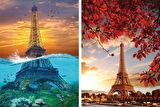 Nova Puzzle Eyfel Kulesi 12+ Yaş Küçük Boy Puzzle 2x1000 Parça