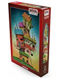 Nova Puzzle Fantastik Evler ve Kitap Sokağı 12+ Yaş Küçük Boy Puzzle 2x1000 Parça