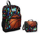 Coral High Basketbol Erkek Çocuk İlkokul Çantası ve Beslenme Seti