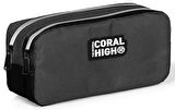 Coral High Siyah-Gri Erkek Çocuk İlkokul Çantası ve Kalemlik Seti