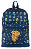 Kaukko Kids&Love Lacivert Zombie Pizza İlkokul Çanta ve Kalemlik Seti - Erkek Çocuk