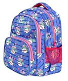 Waddell Mavi Flamingo Okul Çantası ve Beslenme Çantası Seti - Kız Çocuk