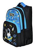 Waddell Çanta Sİyah Mavi Astronot İlkokul Çantası - Waddell Bag Erkek Okul Sırt Çantası