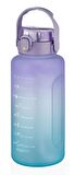 Vagonlife 2000 ml Mega Boy Renkli Matara - Mor - (2 litre)