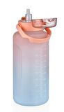 Vagonlife 2000 ml Mega Boy Renkli Matara - Turuncu - (2 litre)