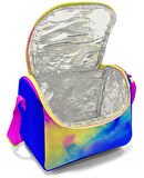 Coral High Kız Çocuk Renkli Batik Desenli İlkokul Okul Çanta Seti ve Bel Çantası