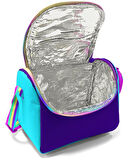 Coral High Rainbow Fermuarlı Mor Desenli Kız Çocuk Dörtlü Okul Çanta Seti - İlkokul ve Ortaokul İçin Uygun