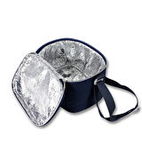 Cennec 3D Astronot Baskılı ve Kanatlı Okul Çantası Beslenme Çantası ve Kalem Çantası Seti - Lacivert - Erkek Çocuk