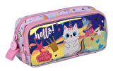 Me Çanta Me Team Hello Cat Kız Çocuk Pembe Üçlü İlkokul Çantası Seti