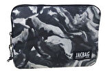 Jacbag Gri Kamuflaj Erkek Çocuk/Yetişkin Tablet Çantası/Kılıfı (Suya Dayanıklı Malzeme)