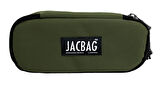 Jacbag Haki Yeşil Yetişkin/Erkek Çocuk Oval XL Organizer Kalem Kutusu Kalemlik