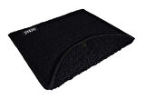Jacbag Teddy Peluş Siyah Çıtçıtlı Unisex Dosya Çanta (Kitap Defter Tablet Notebook)