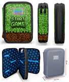 Coral High Yeşil Kahverengi Craft Erkek Çocuk Okul Çantası ve Organizer Kalemlik Seti 23776 11154