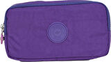 Pippa Yogi İki Gözlü Kız Çocuk Mor Krinkıl Kumaş Kalem Çantası/Kalemlik - KK975-8