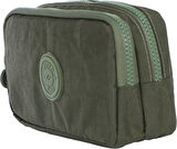 Pippa Yogi İki Gözlü Erkek Çocuk Yeşil Krinkıl Kumaş Kalem Çantası/Kalemlik - KK975-2