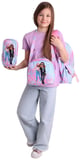 Wow Generation Üçlü İlkokul Okul Çanta Seti - Pembe - Turkuaz - Wonderful Baskılı - Kız Çocuk - SETWG-W6069A