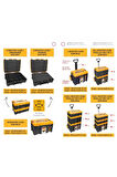  S-m-l Master Case Tekerlekli Modül 3’lü Set