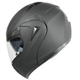 Monero Kask Çene Açılır Vizörlü Mat Siyah Vrt Md-808 SMALL