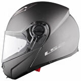 Ls2 Guronı Çene Açılır Kask Mat Tıtanıum SMALL
